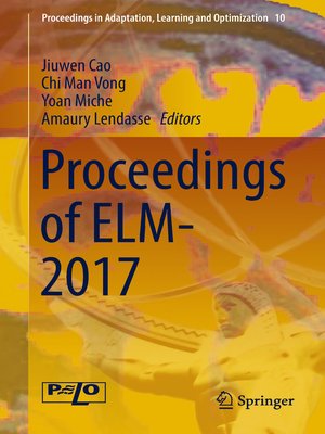cover image of Proceedings of ELM-2017